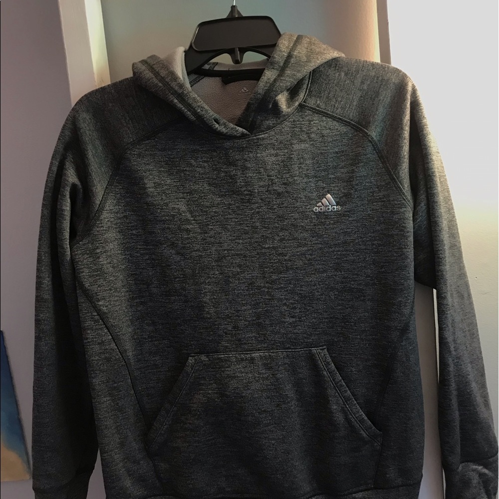 Adidas climawarm gray sweatshirt